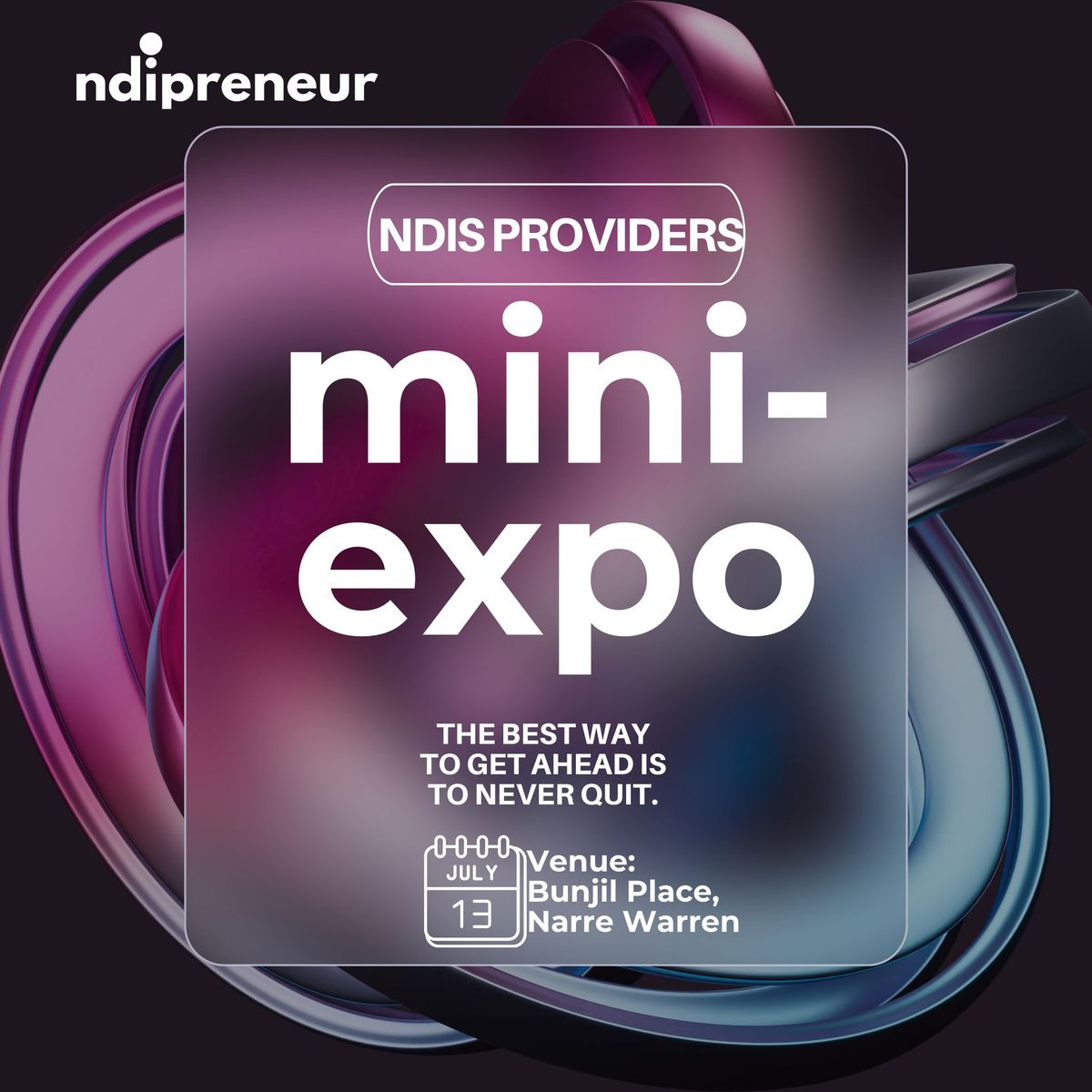 NDIS Expo - for providers