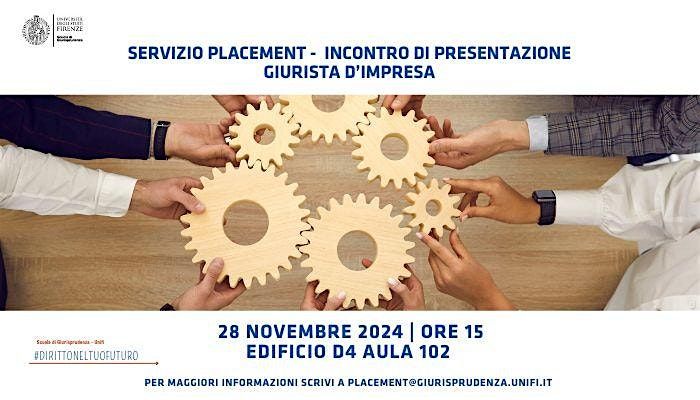 Incontro di Presentazione: Giurista d'Impresa