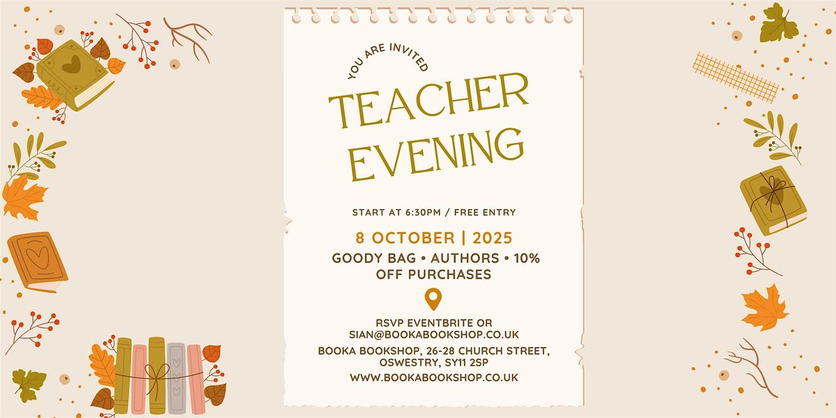 Teacher Evening - Oswestry