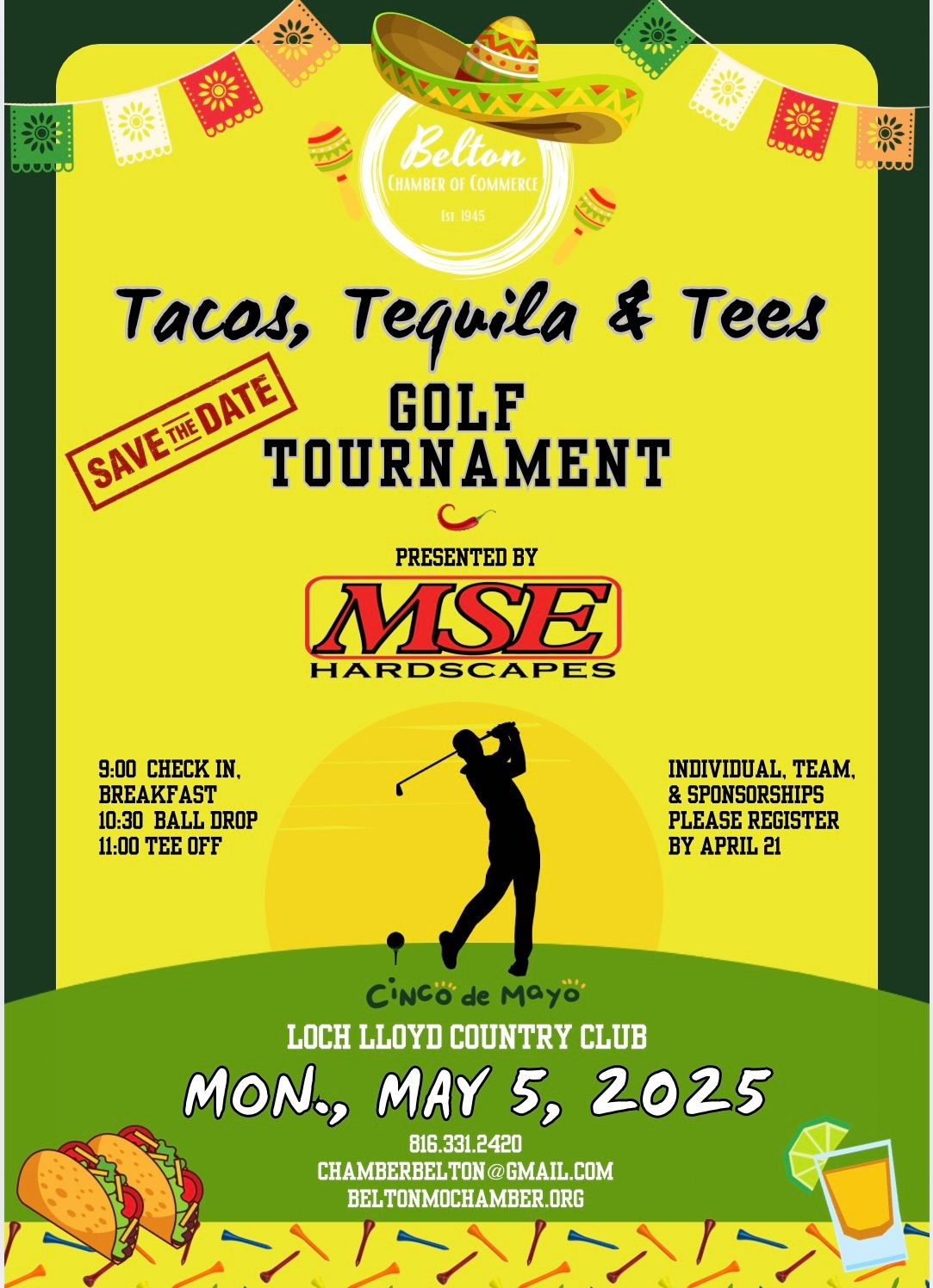 Tacos, Tequila & Tees Golf Tournament 