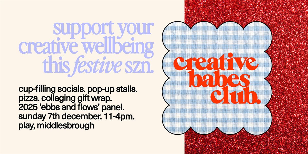 cbc x play festive cup-filling socials: panel, pop-ups and pizza