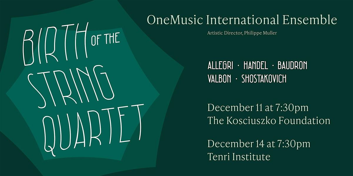 Birth of the String Quartet