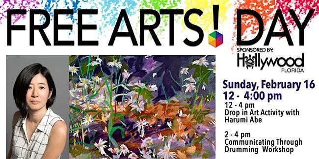 February Free Arts! Day w\/  artist Harumi Abe and musician Ray Robinson, Jr