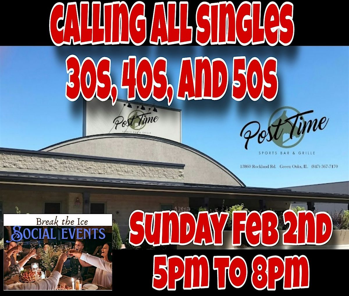 Calling All Singles Libertyville Post Time Sports Bar