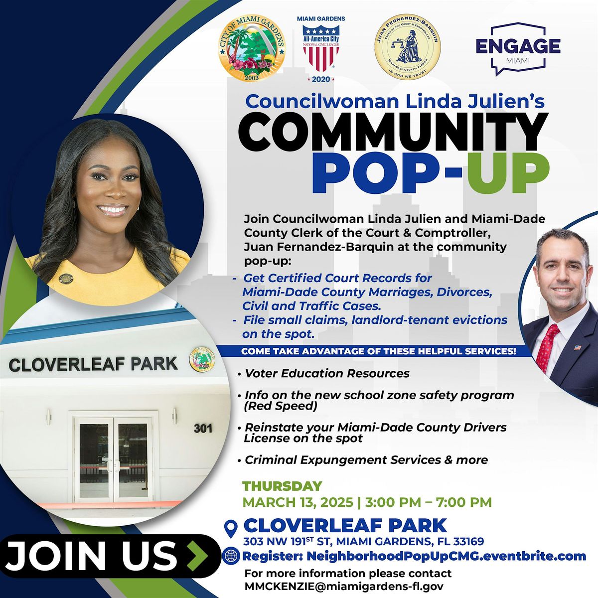 Councilwoman Linda Julien's Community Pop-Up