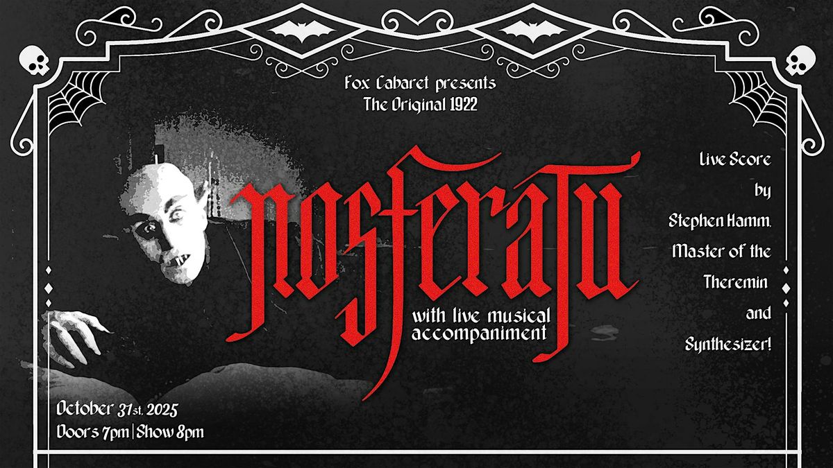 Halloween Screening of Nosferatu (1922) with Stephen Hamm Theremin Man