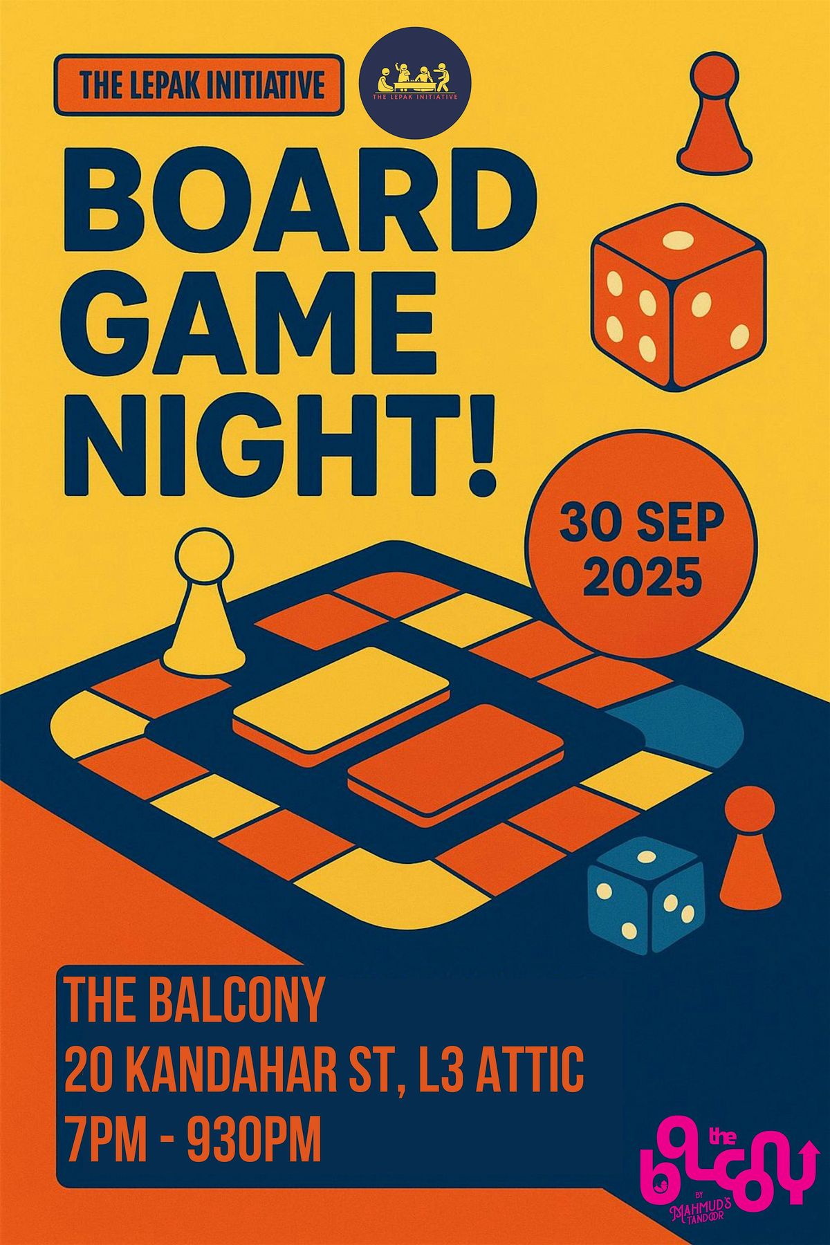 The Lepak Initiative x The Balcony's September Board Game Night