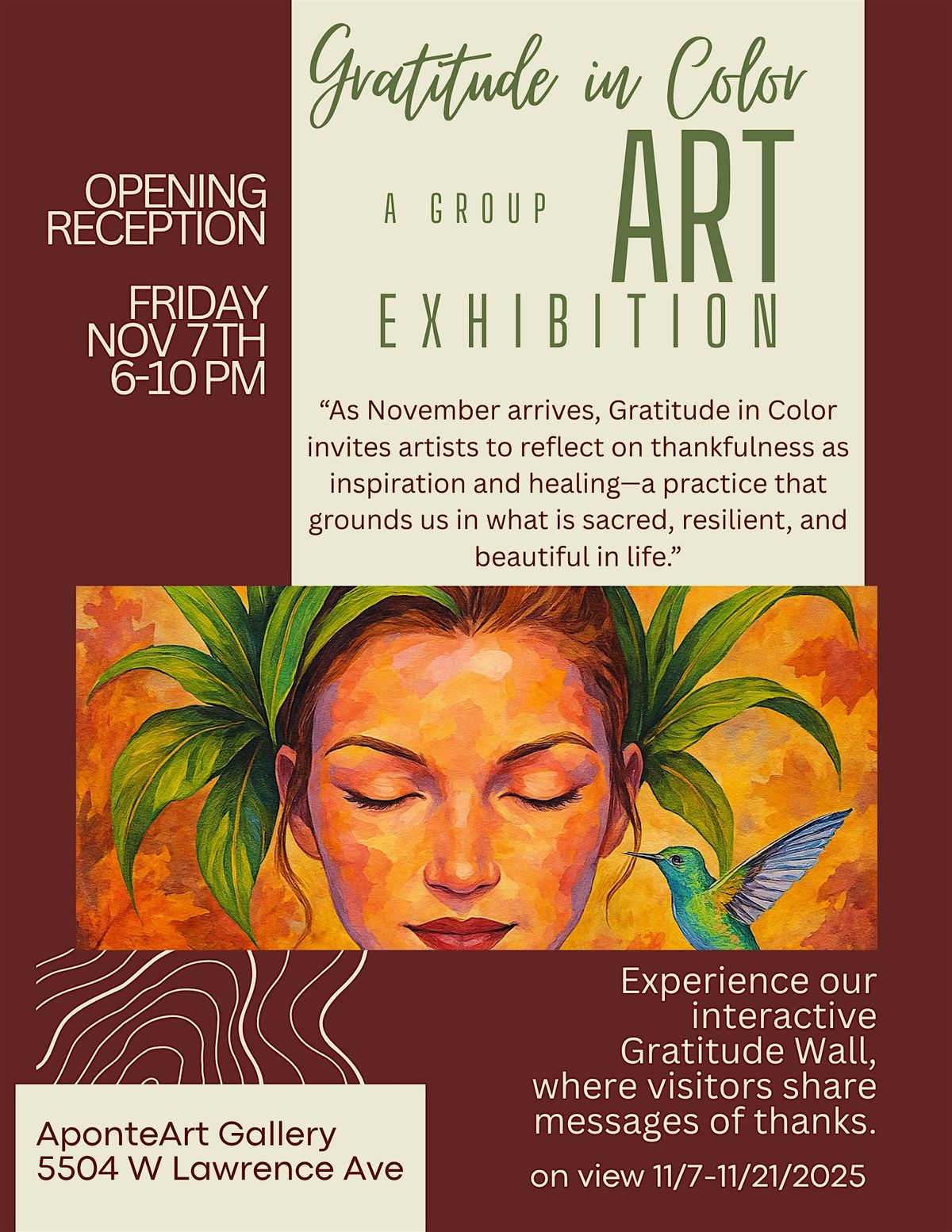 Gratitude in Color Group Exhibit