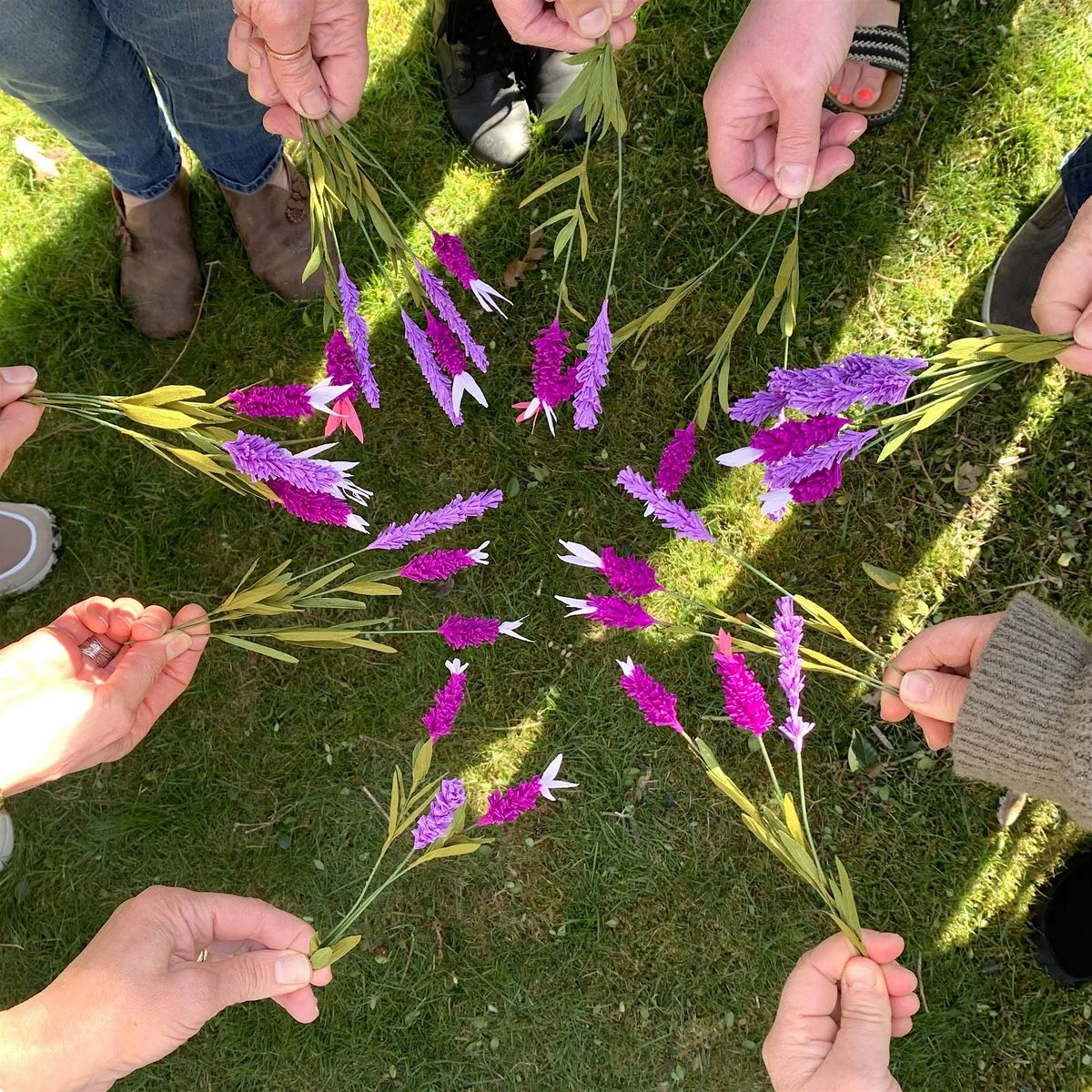 Morning paper flower taster session