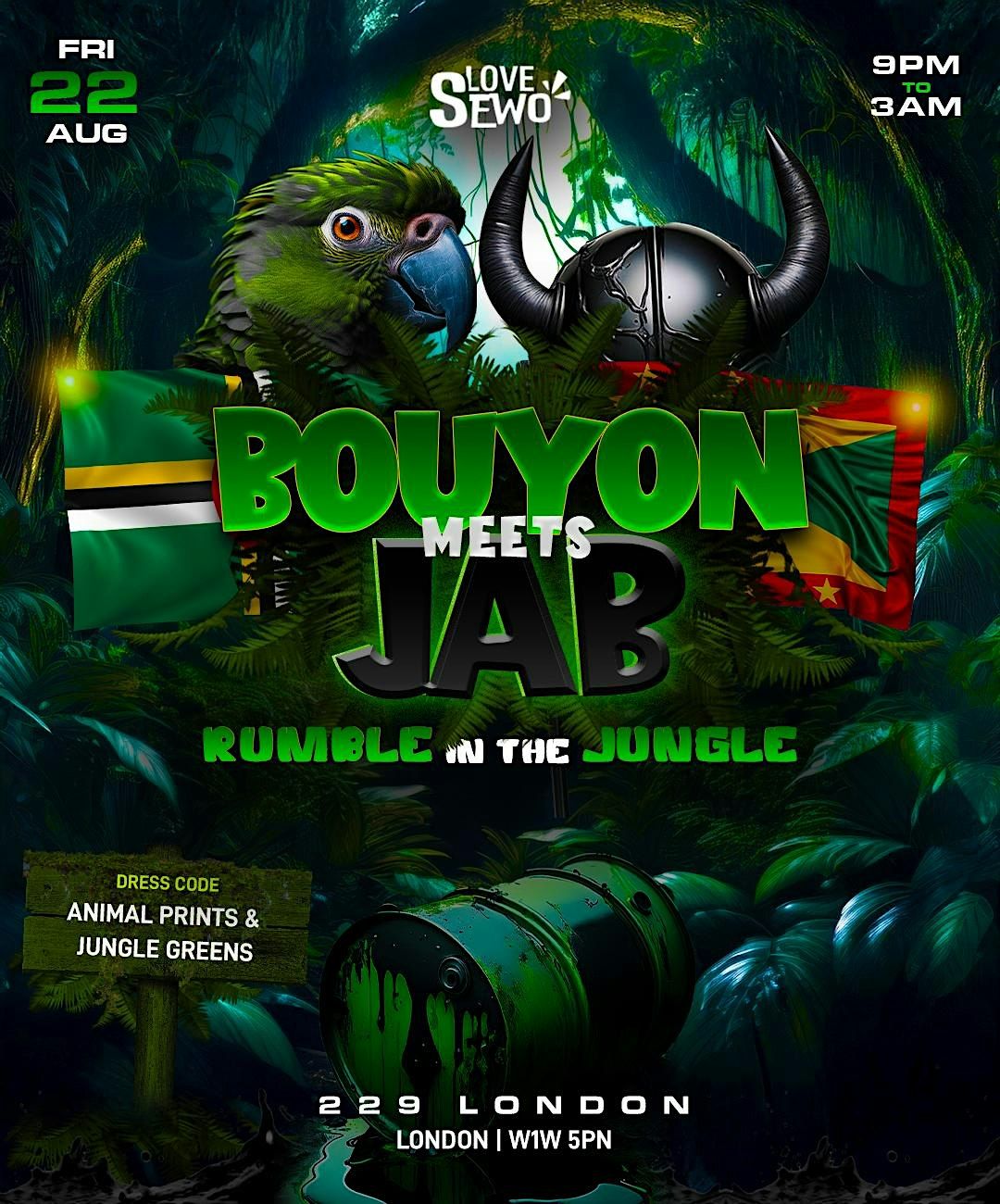 BOUYON meets JAB!: Rumble in the Jungle