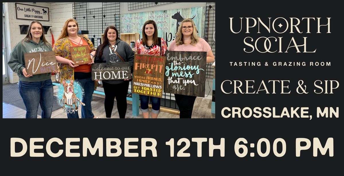 Create & Sip at UpNorth Social