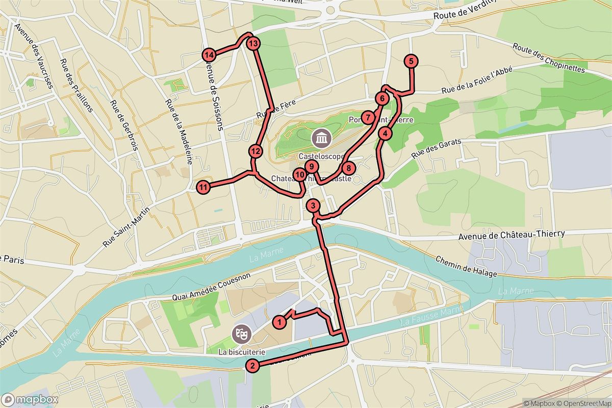 Ch\u00e2teau-Thierry Audio Tour: Legends and Landmarks of Chesneaux