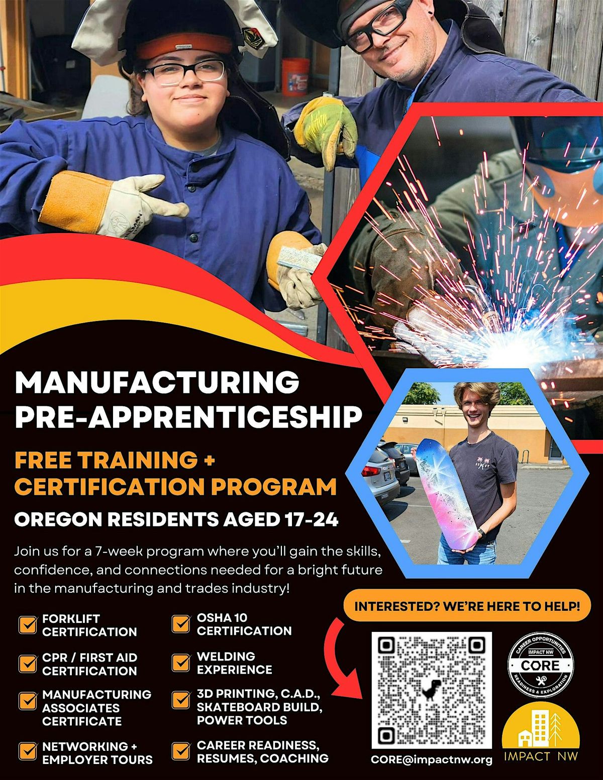 Impact NW- Manufacturing Pre-Apprenticeship Open House