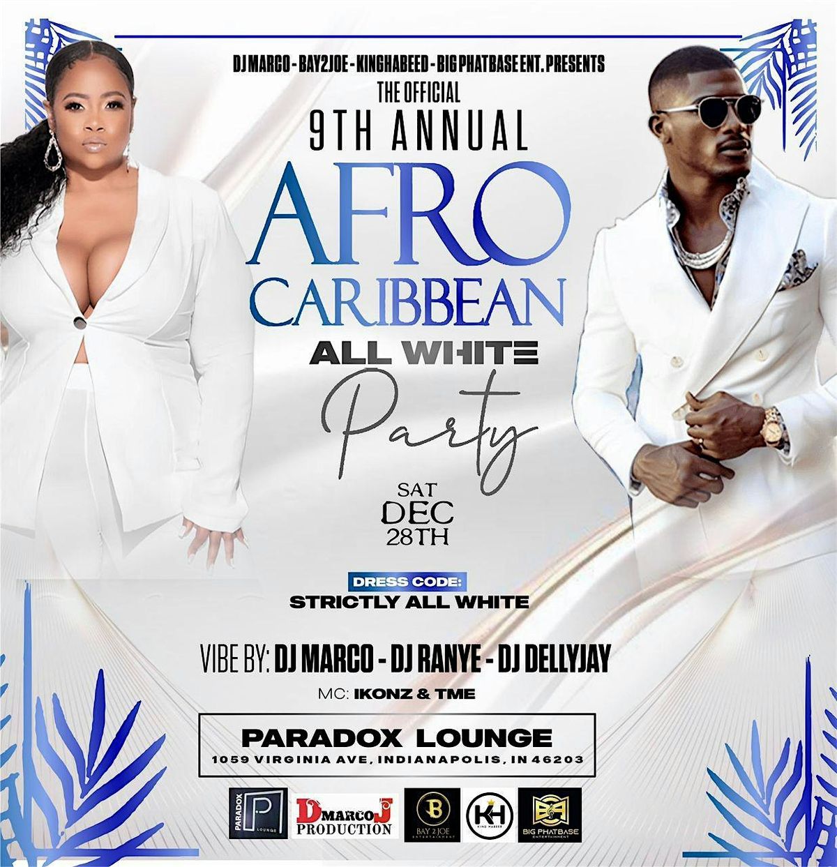 Afro Carribean All White Party, 9th Edition