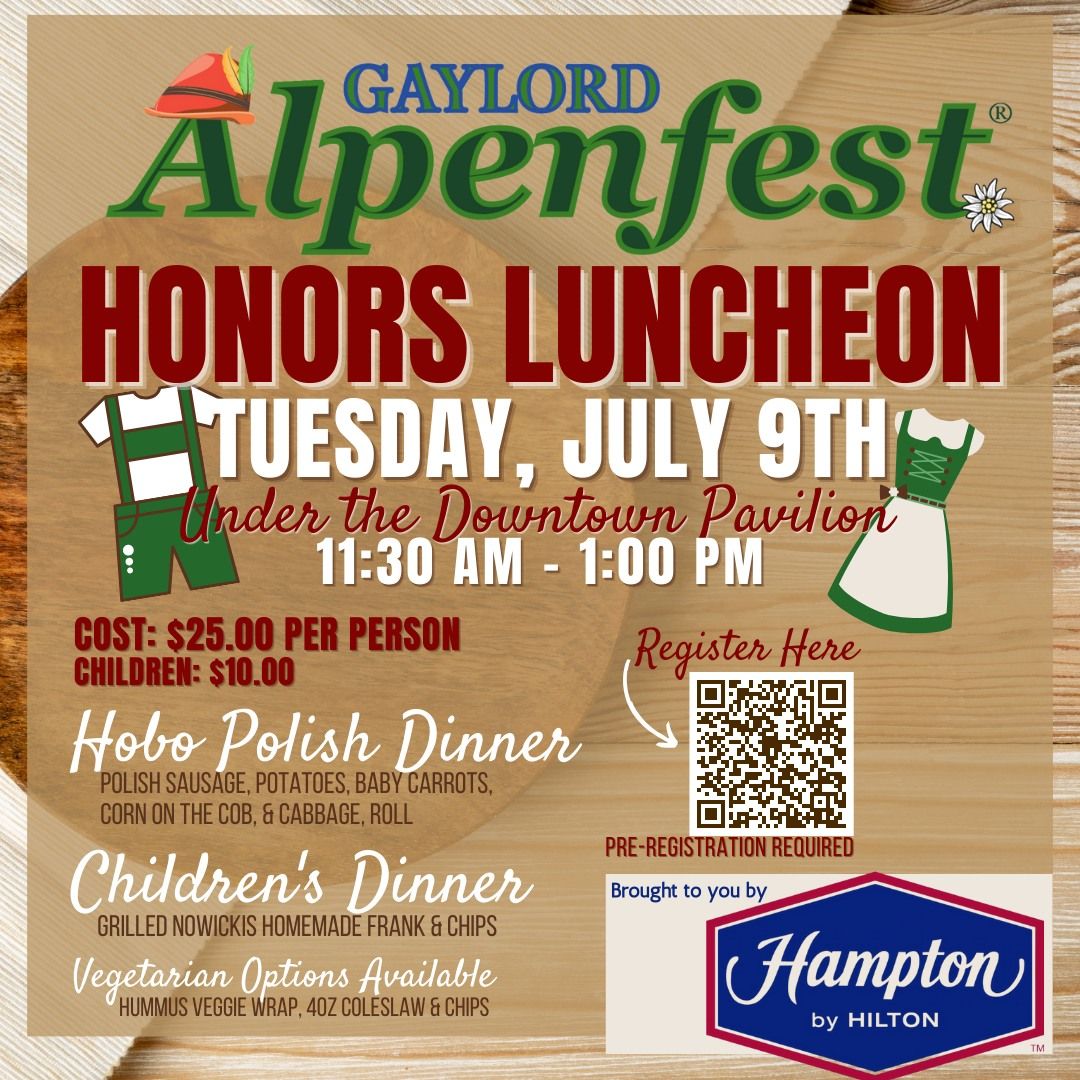 Alpenfest Honors Luncheon 2024