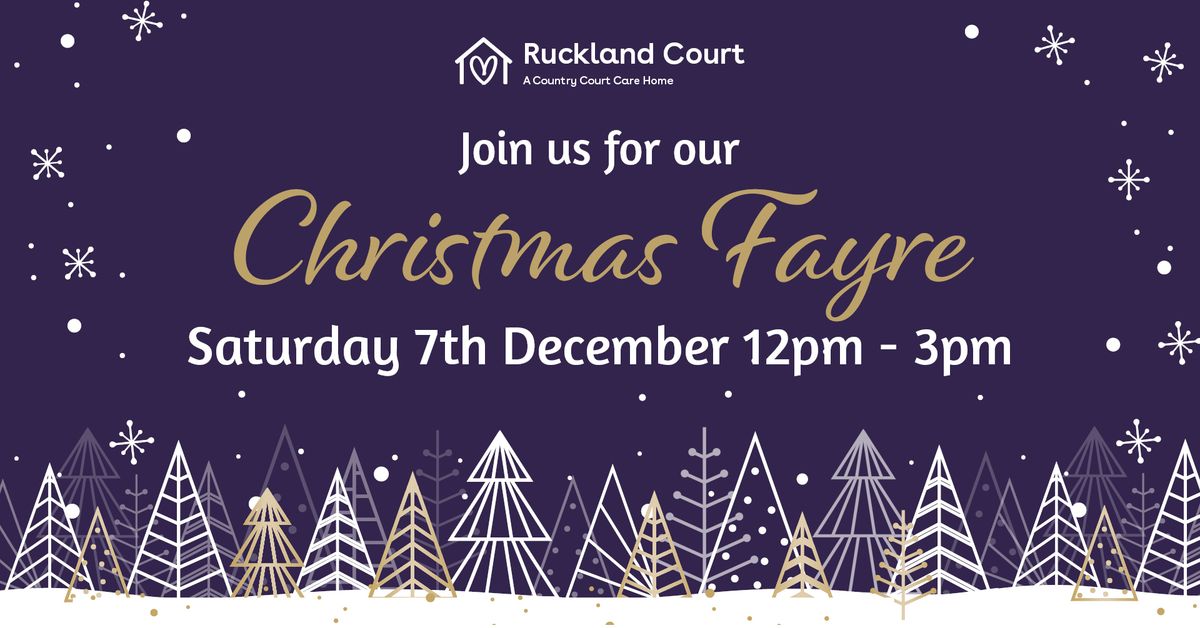 Ruckland Court Christmas Fayre