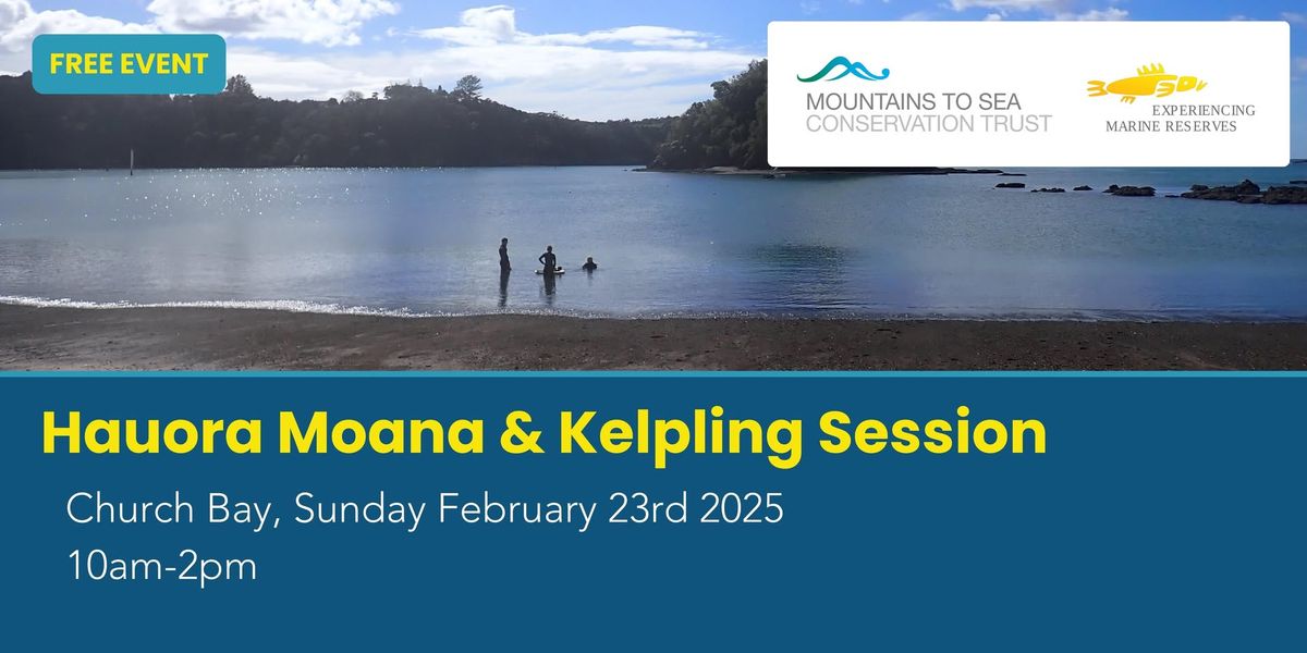 Hauora Moana & Kelpling Session: Marine Mahi for Rangatahi Project