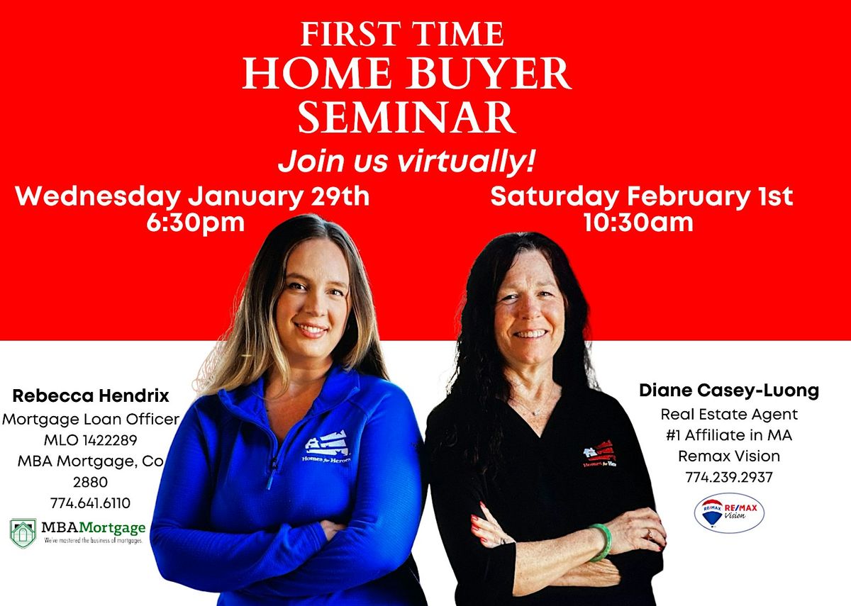 Virtual First Time Homebuying Seminar