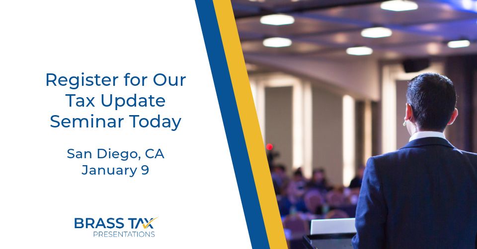 Tax Update Seminar - San Diego