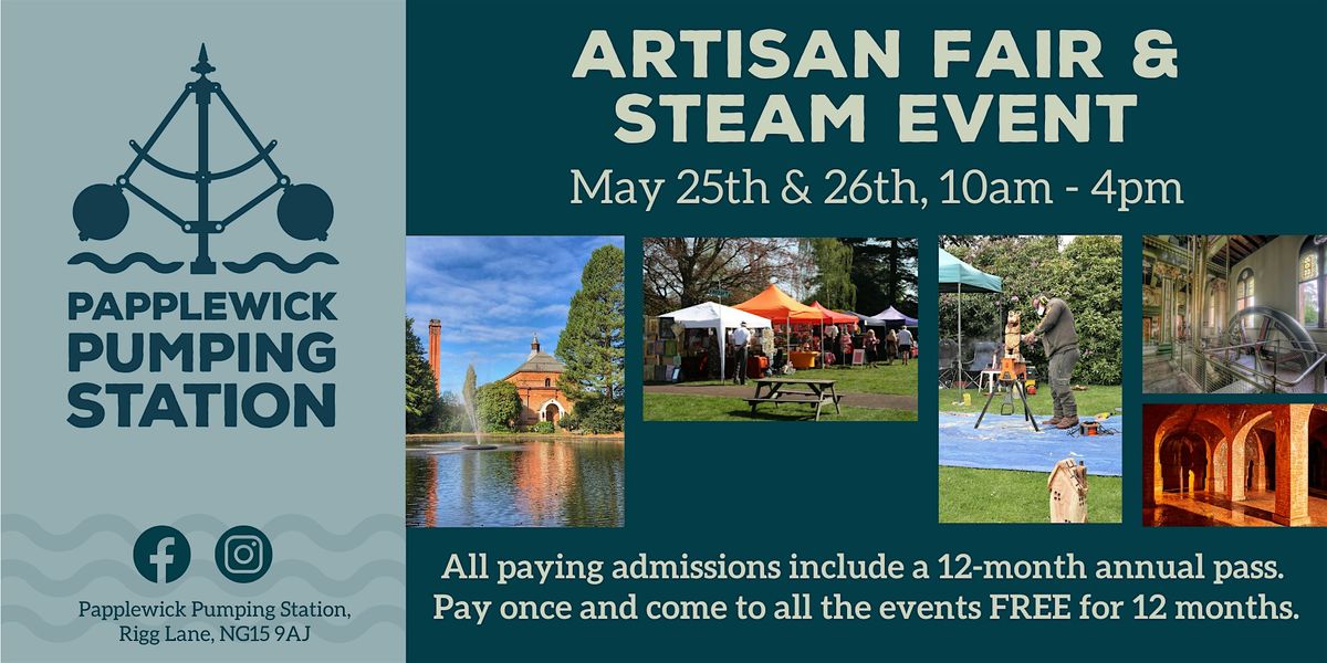 Artisan Fair Steam Event at Papplewick Pumping Station