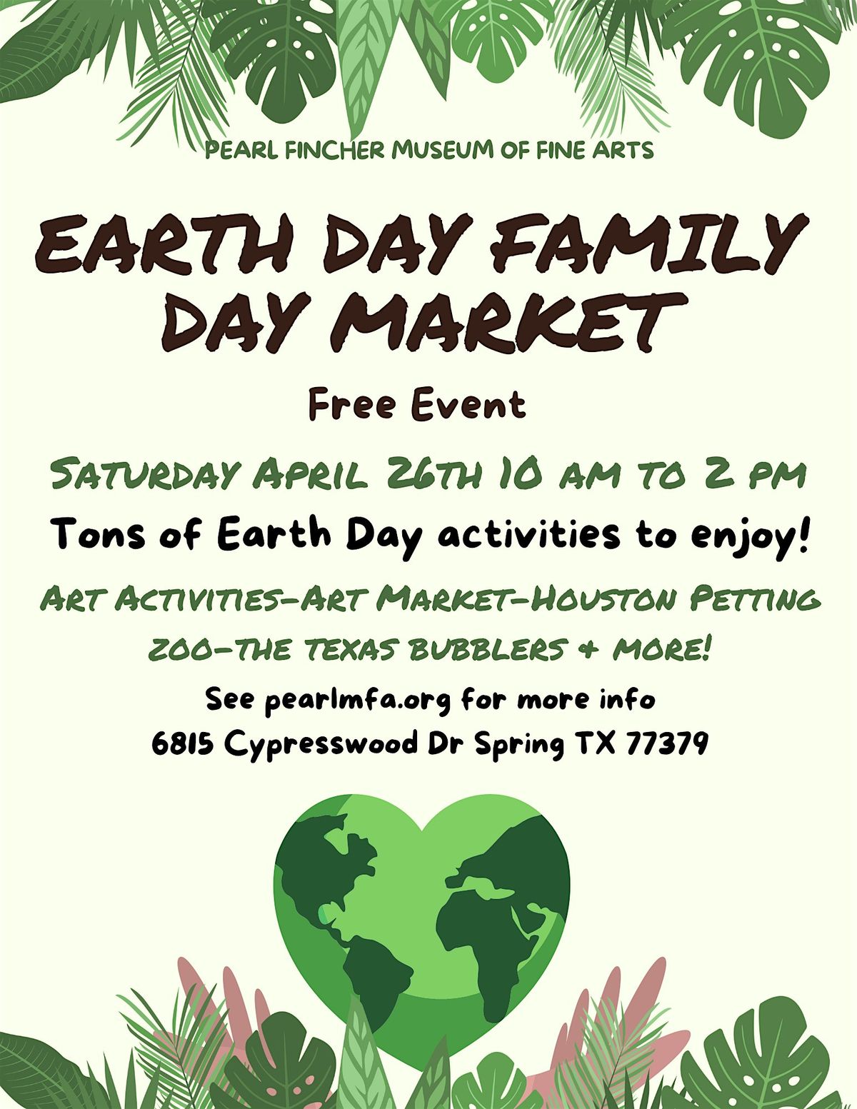 Earth Day Family Day and Market