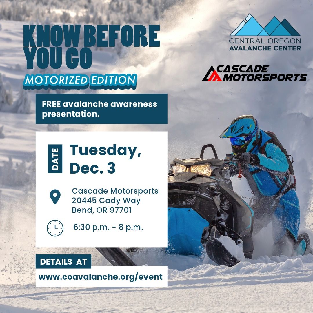 Know Before You Go - Avalanche Awareness