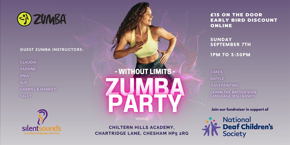 Without limits| Zumbathon for the National Deaf Children's Society (NDCS)