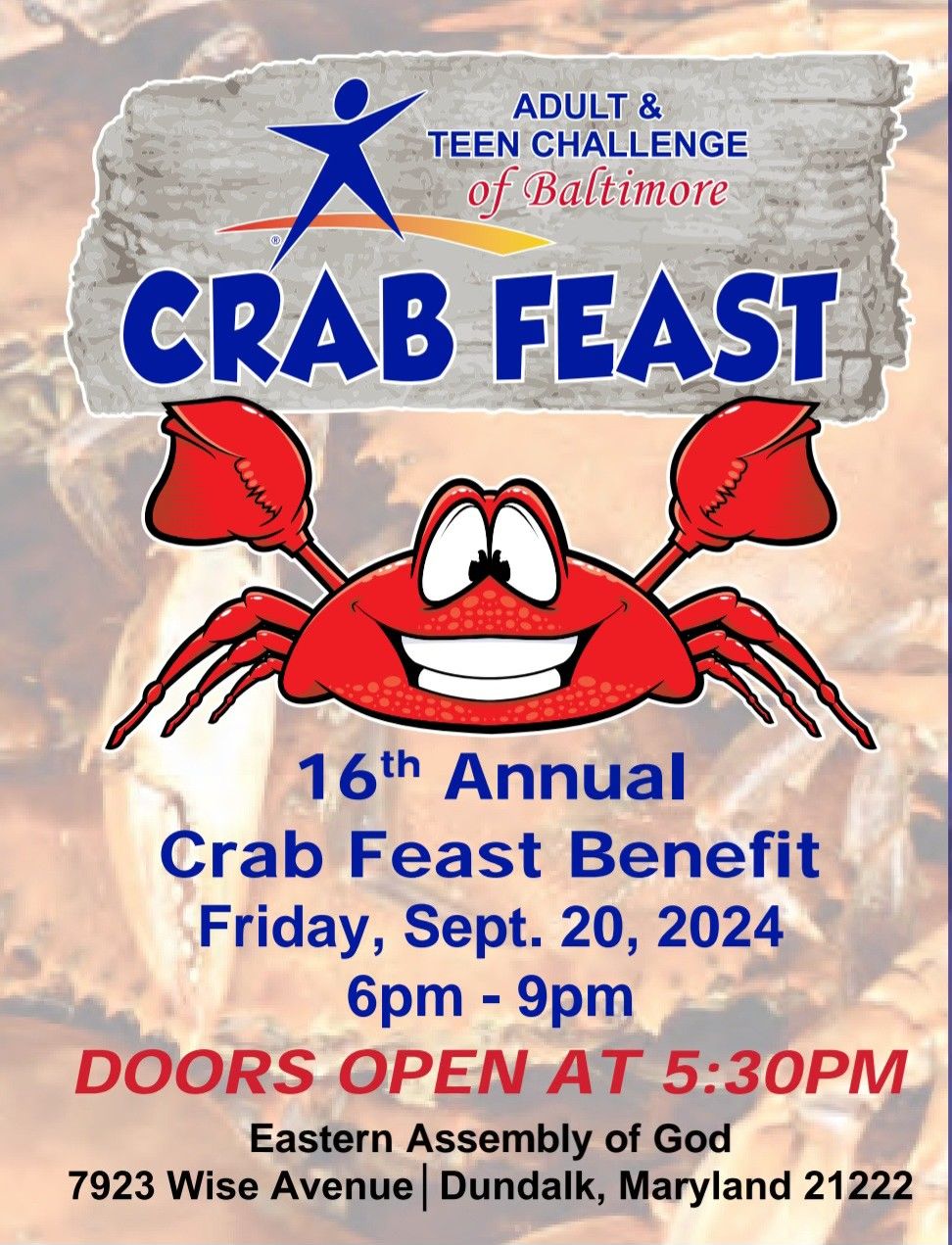 Teen Challenge Crab Feast 