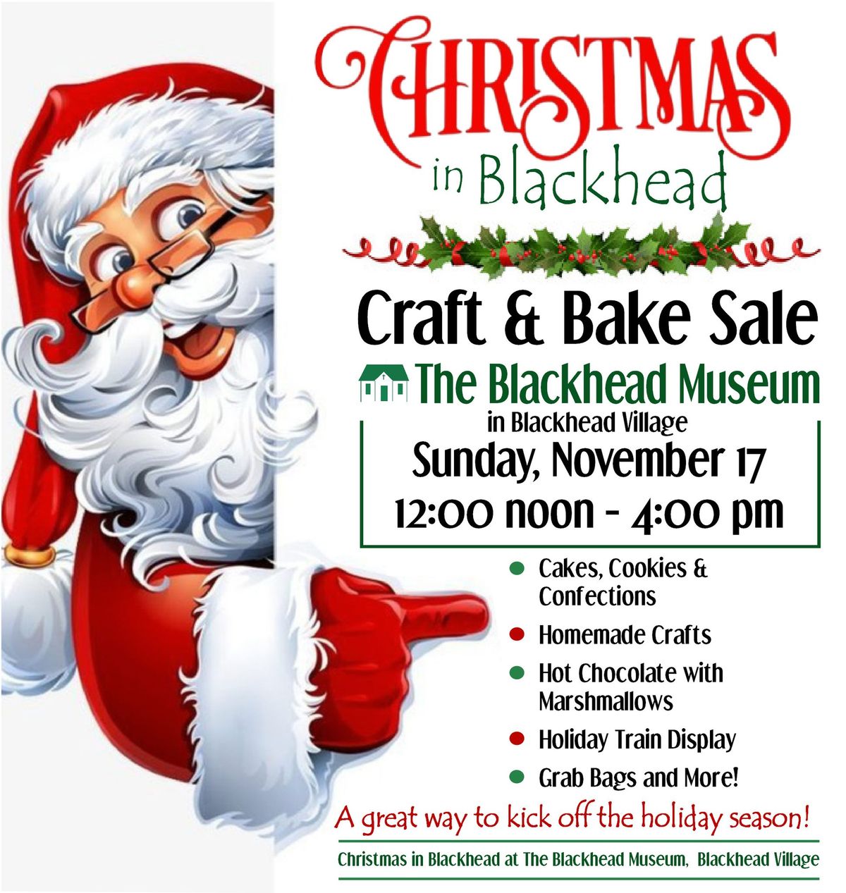 Christmas in Blackhead - Craft and Bake Sale