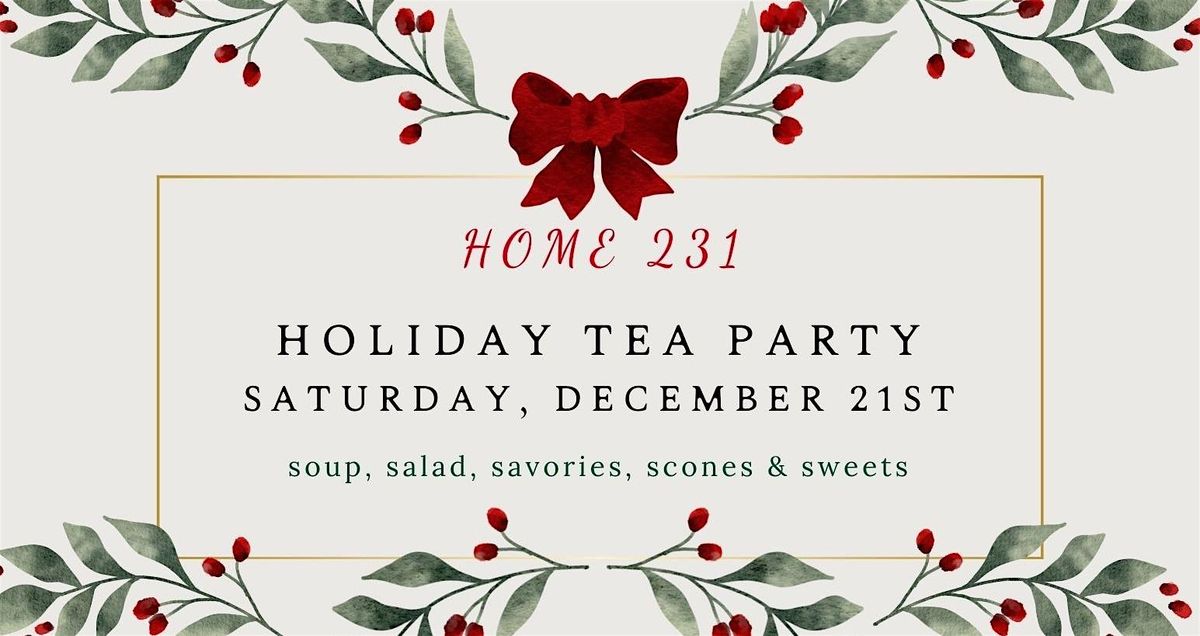 Holiday Tea Party