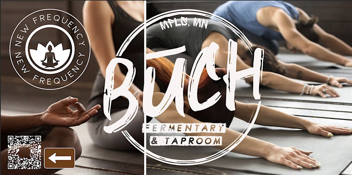 New Frequency yoga at Buch Taproom