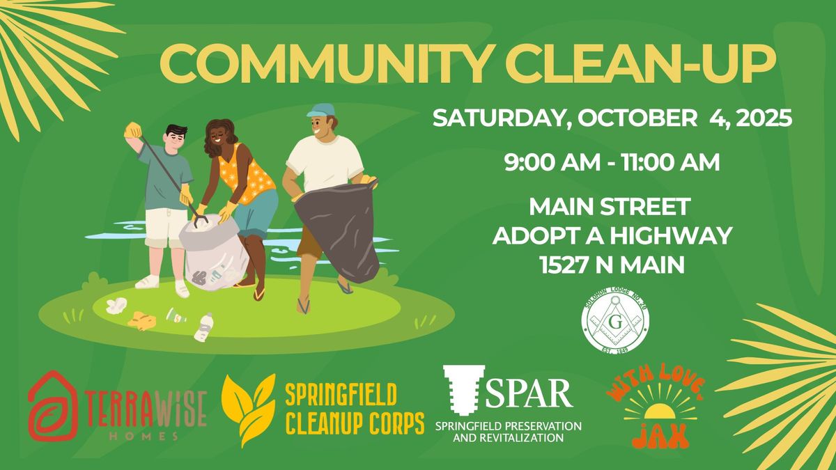 Community Cleanup: Main Street Adopt A Highway