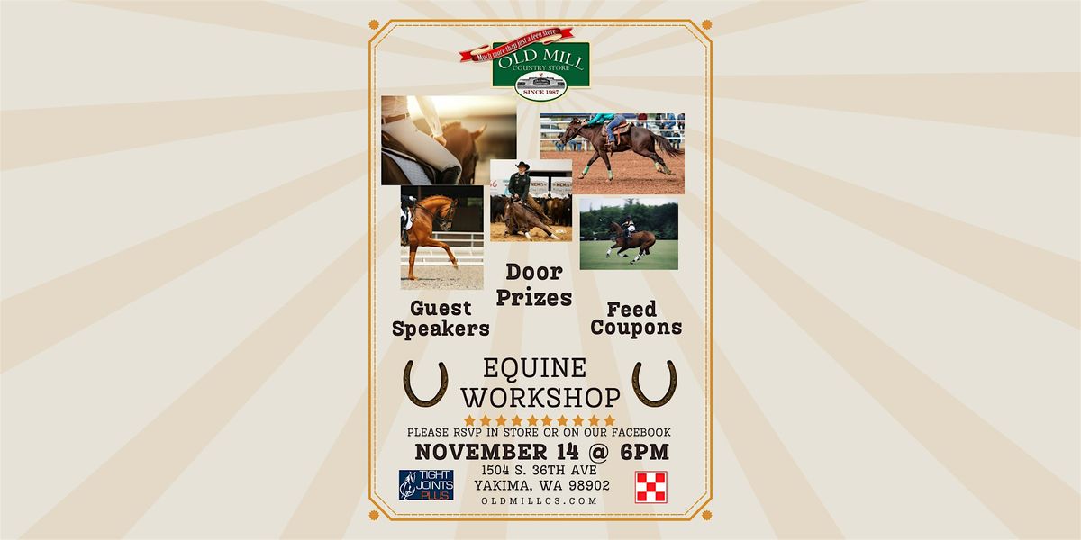 Equine Nutrition Workshop