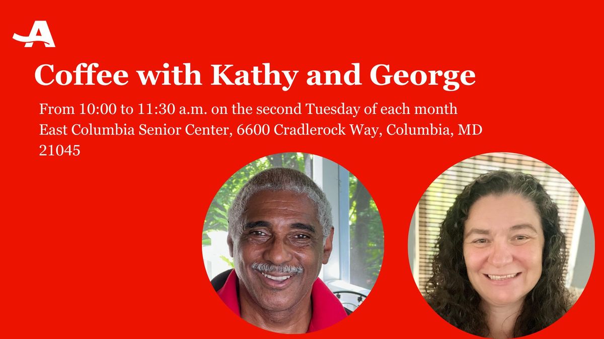 Coffee with Kathy and George 