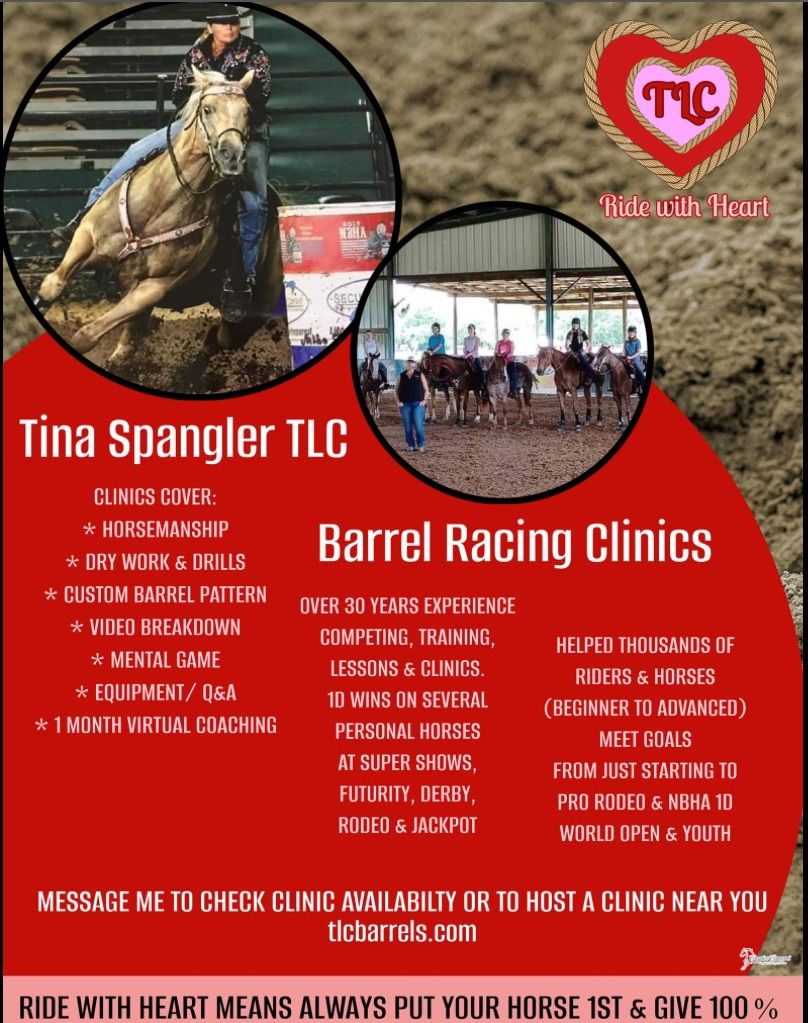 Tina Spangler Barrel clinic