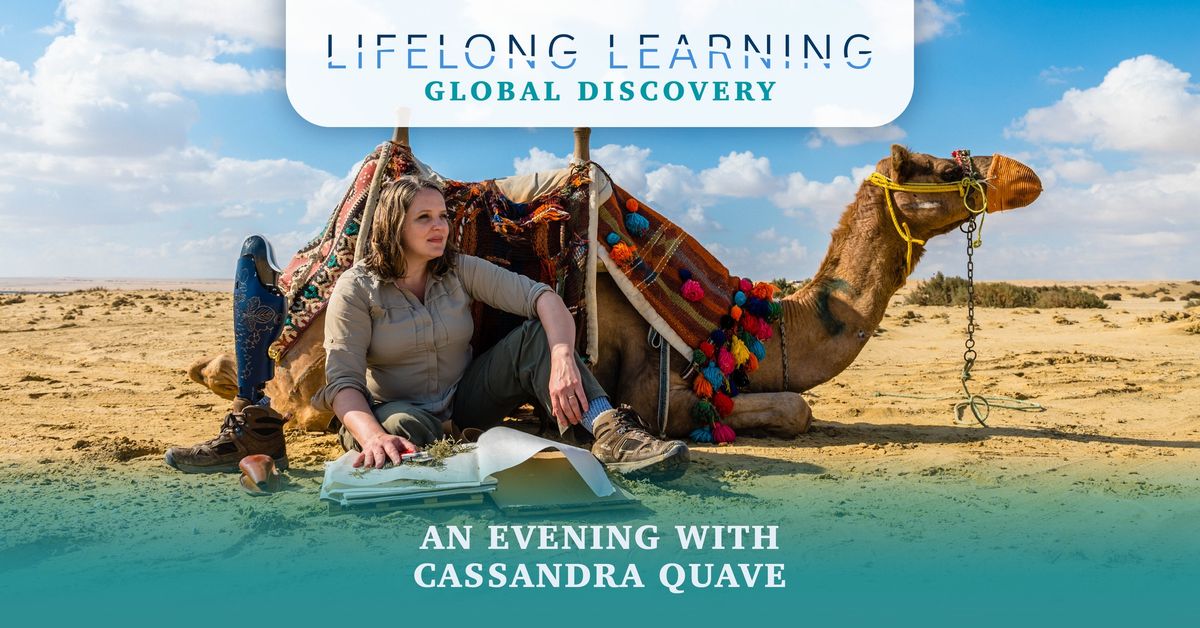 Lifelong Learning Global Discovery: An Evening with Cassandra Quave