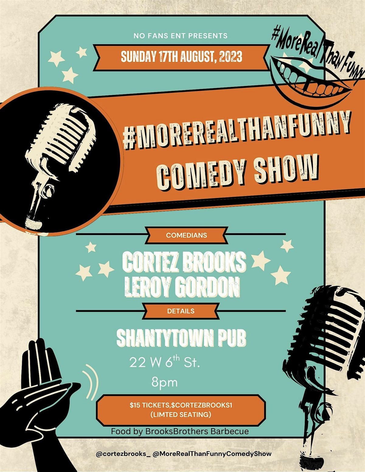 #MoreRealThanFunny Comedy Show