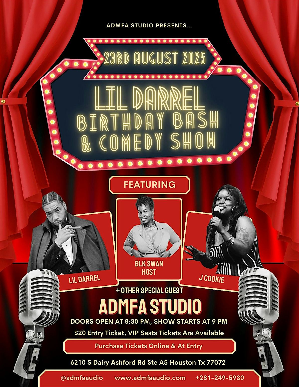 Lil Darrel Birthday Bash & Comedy Show
