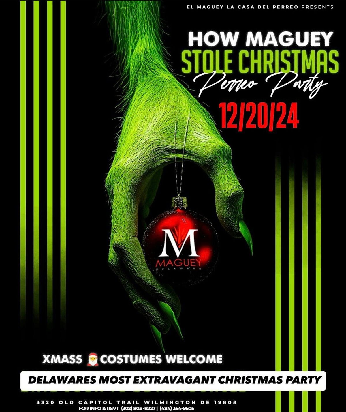 How Maguey Stole Christmas Perreo Party