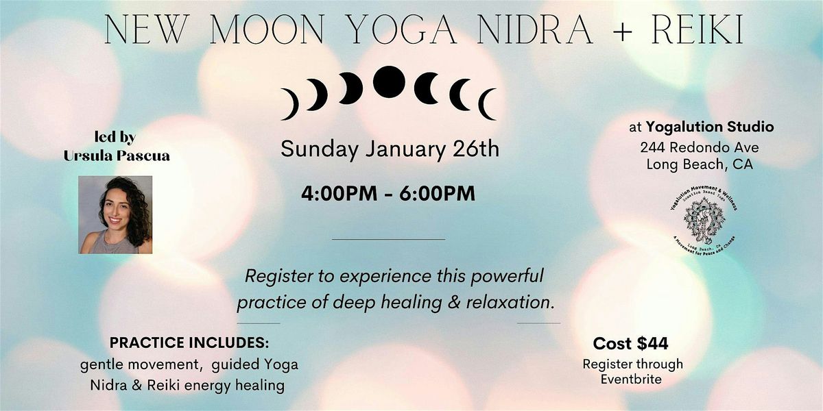 New Moon Yoga Nidra + Reiki