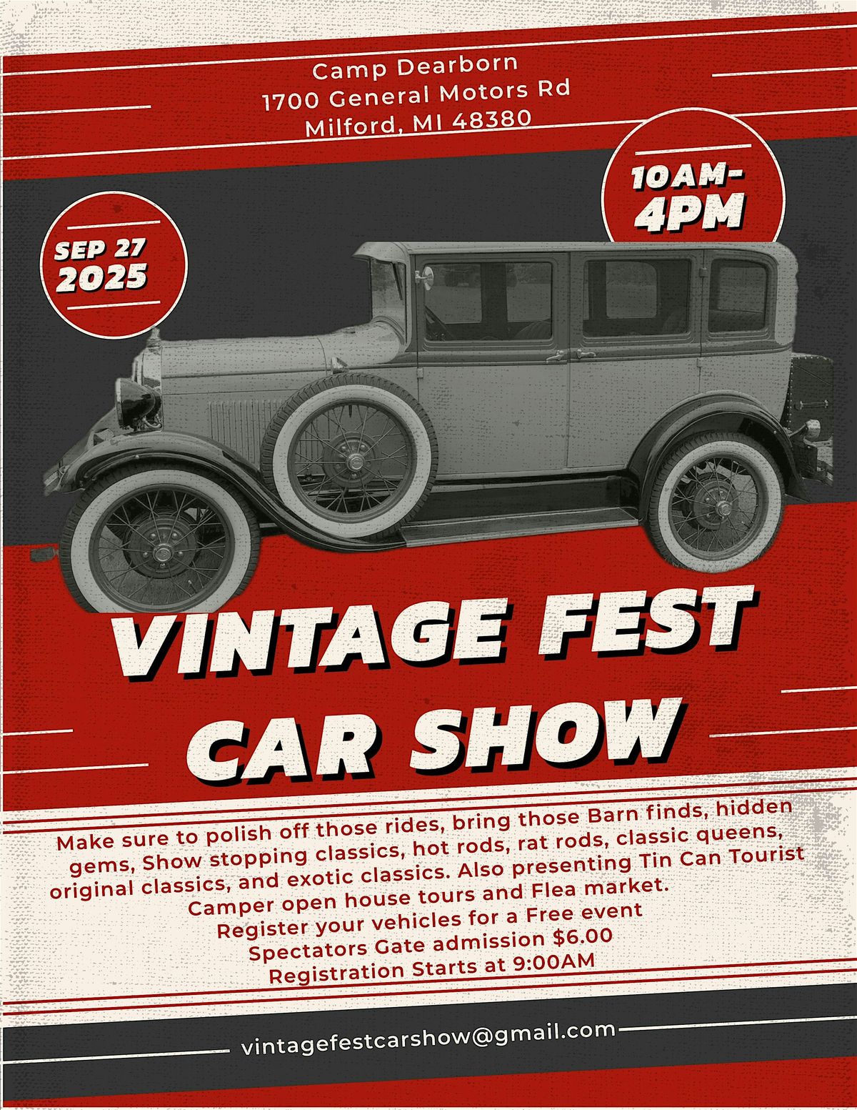 Car show at Vintage Fest