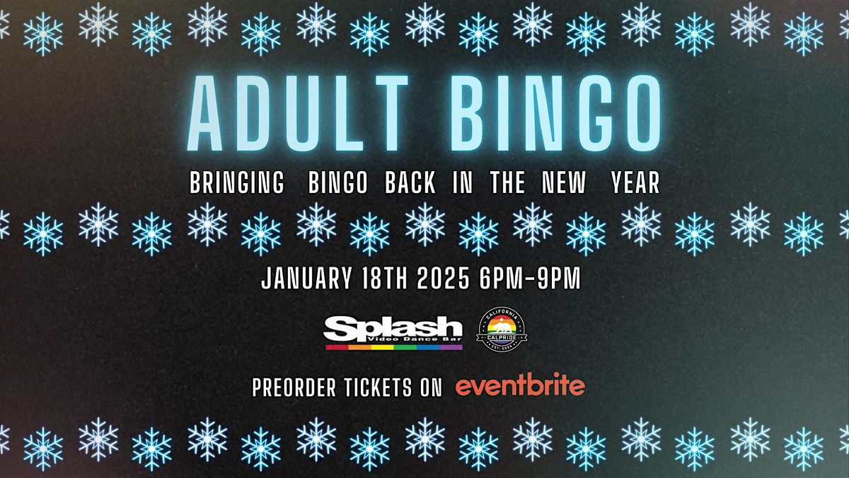 NEW YEAR ADULT BINGO