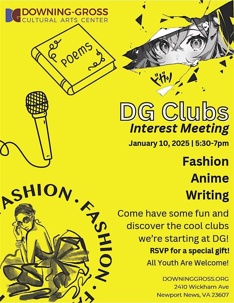 DG Clubs Interest Meeting