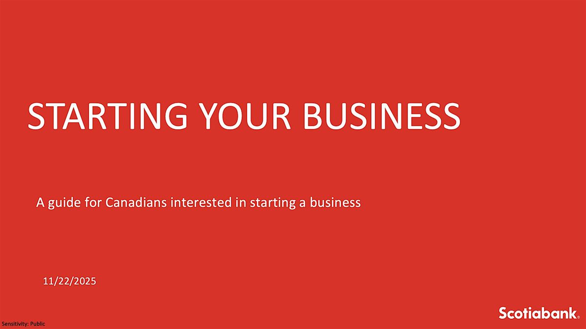 Starting Your Business