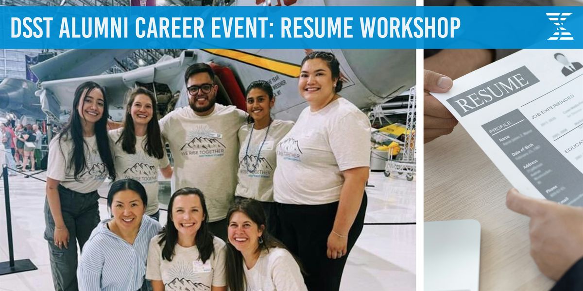 DSST Alumni Career Event: Resume Workshop