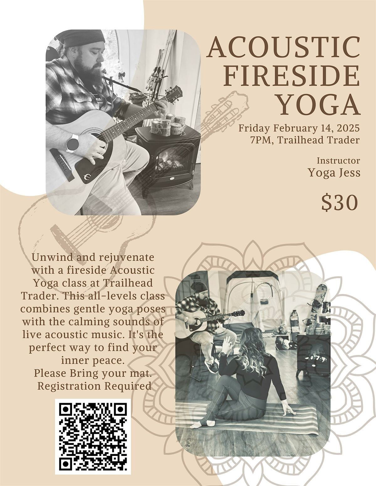 Acoustic Fireside YOGA