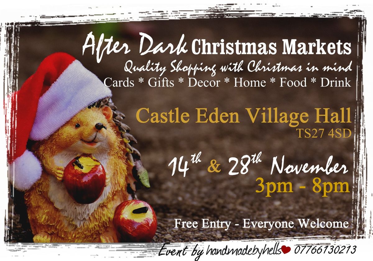 After Dark Christmas Market @ Castle Eden 28th Nov