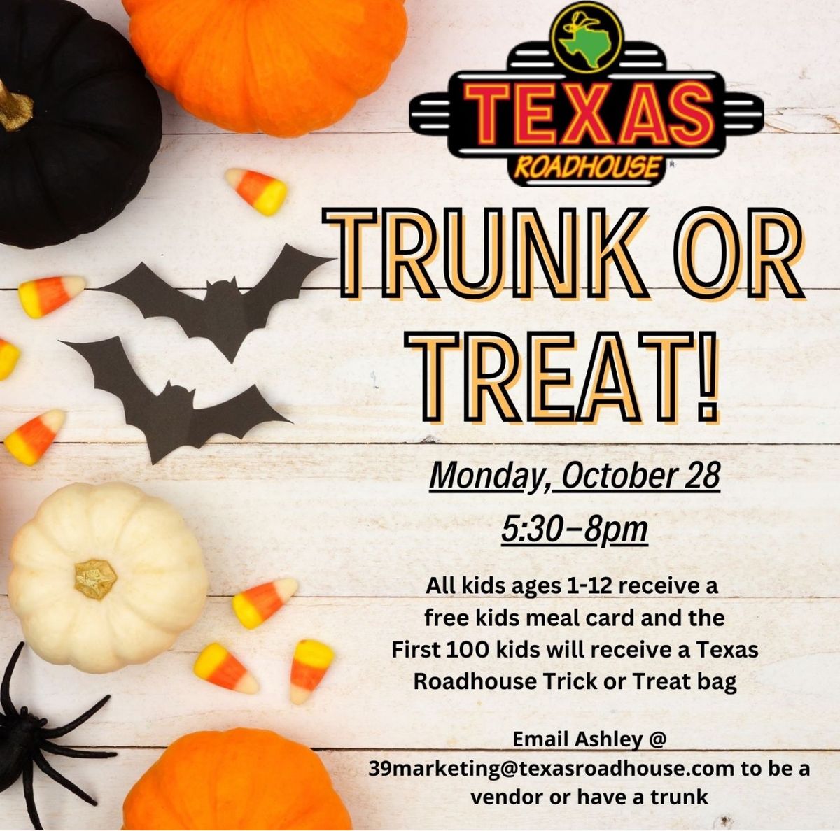 Texas Roadhouse Trunk or Treat