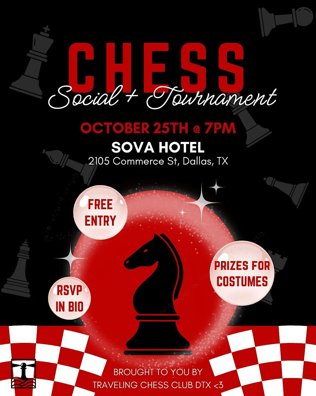 Traveling Chess - Halloween Tournament & Social