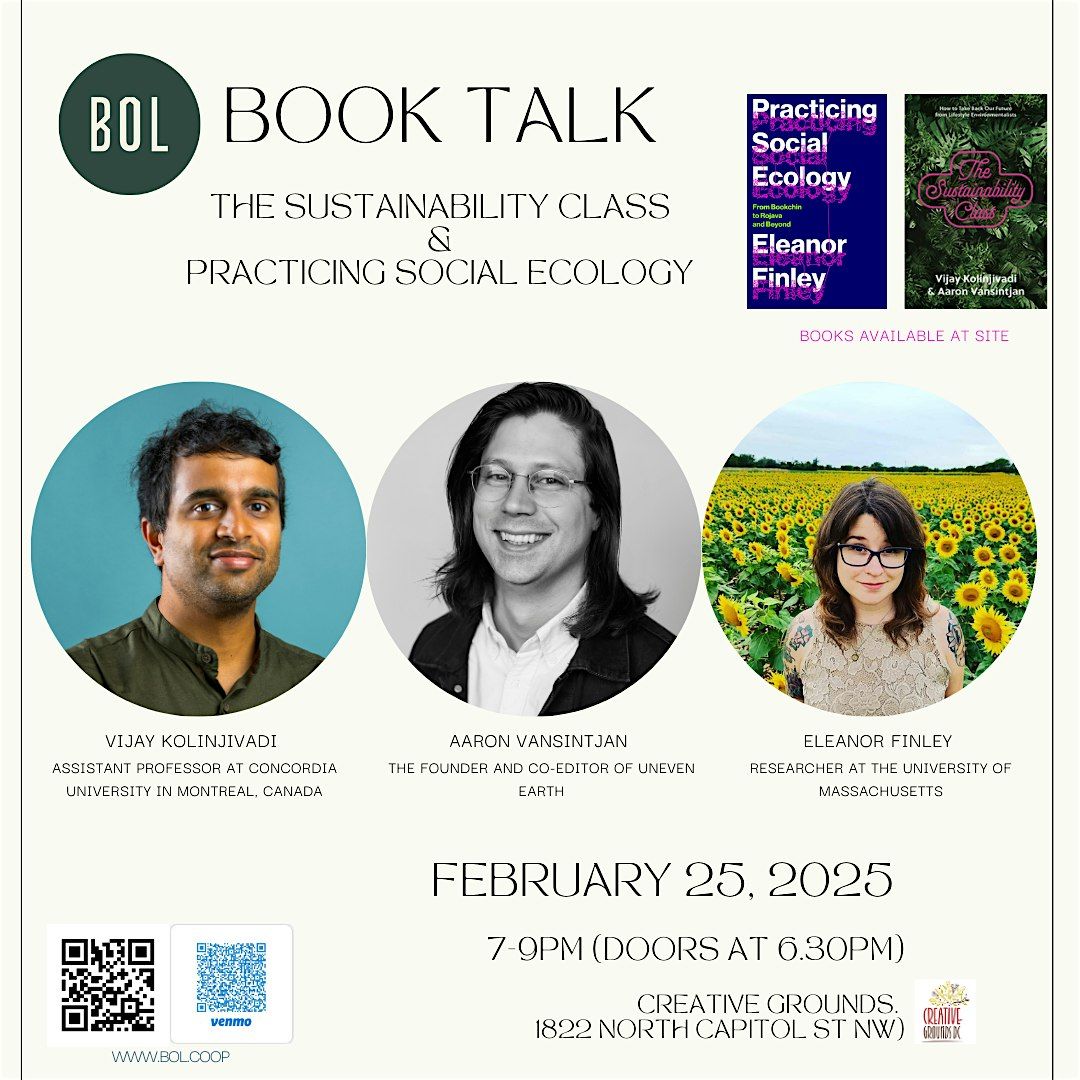 Book Talk: The Sustainability Class and Practicing Social Ecology